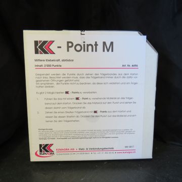 KK-Point M - mittel klebend (ablösbar), Karton à 2'000 St.