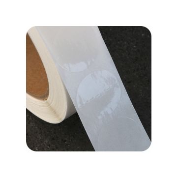 Klebepunkte einseitig permanent - mit Mittelperforation, 20 mm, Rolle à 5'000 Stück