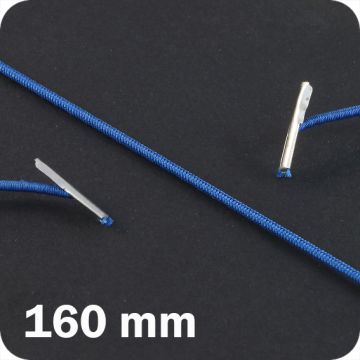 Rundgummi mit 2 Metallsplinten, Ø ca. 2.2 mm, 160 mm lang - dunkelblau