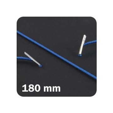 Rundgummi mit 2 Metallsplinten, Ø ca. 2.2 mm, 180 mm lang - dunkelblau