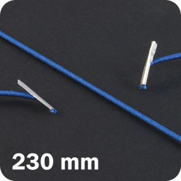 Rundgummi mit 2 Metallsplinten, Ø ca. 2.2 mm, 230 mm lang - dunkelblau