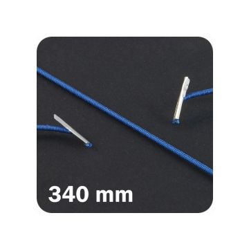 Rundgummi mit 2 Metallsplinten, Ø ca. 2.2 mm, 340 mm lang - dunkelblau