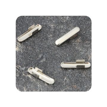 Metallsplinte T-Form, zur Fertigung mit 2 Splinten, 14.3 x 3.2 x 3.5 mm - vernickelt