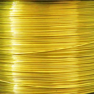 Heftdraht Nylon Coating, 25/0.55 mm - gold, Jumbospule à 15 kg