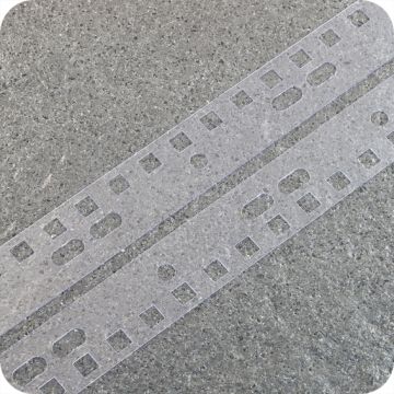 Abheftstreifen A4 - 2:1, Hart-PVC 0,3 mm, transparent